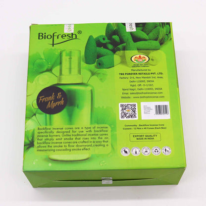 Biofresh Backflow Incense Cones (40 cones) - Frank &amp; Myrrh