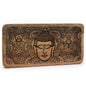 Plateau long 30x15x2,5cm - Visage de Bouddha noir