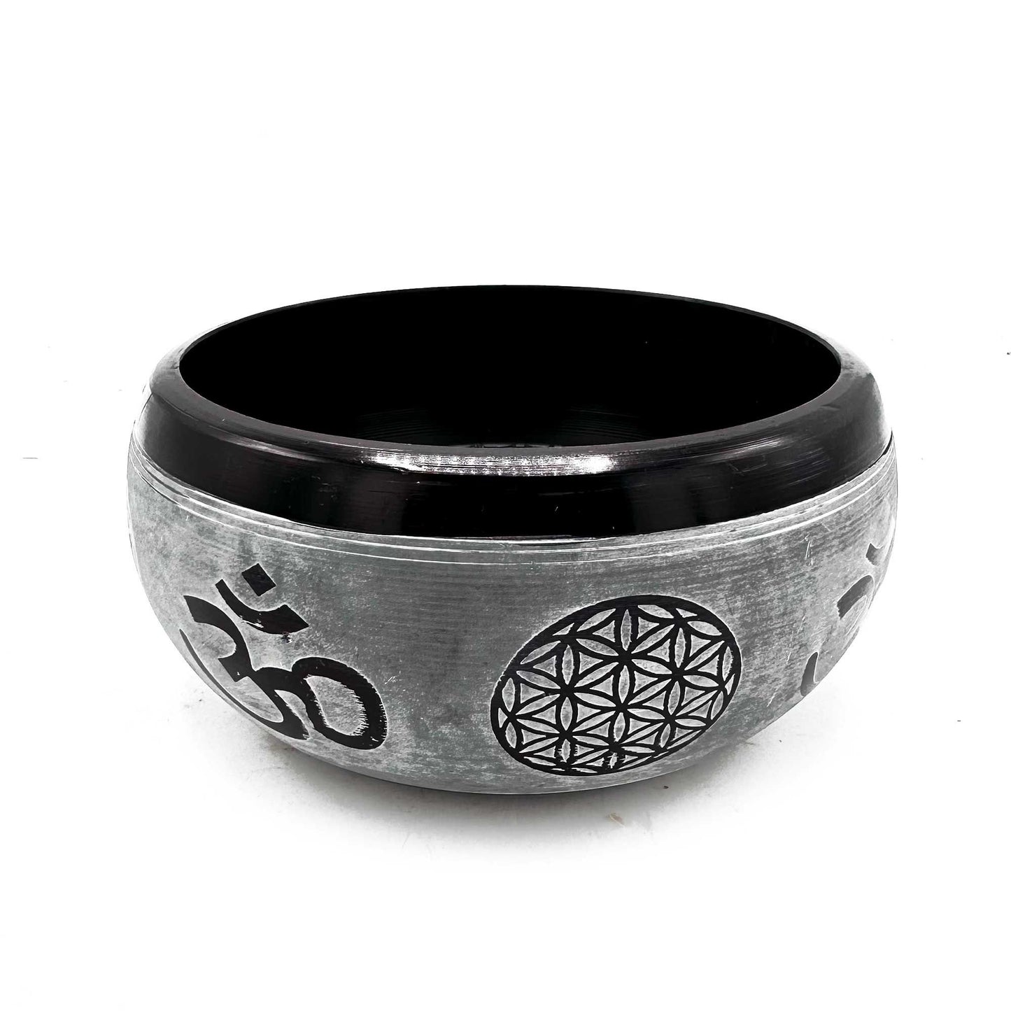 Tibetan Singing Bowl - Om Five Buddha - 16cm