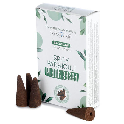 Herbal Backflow Incense Cones - Spicy Patchouli