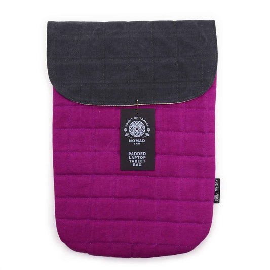 Padded Laptop Sleeve - Purple Haze - 14 oz Stonewash