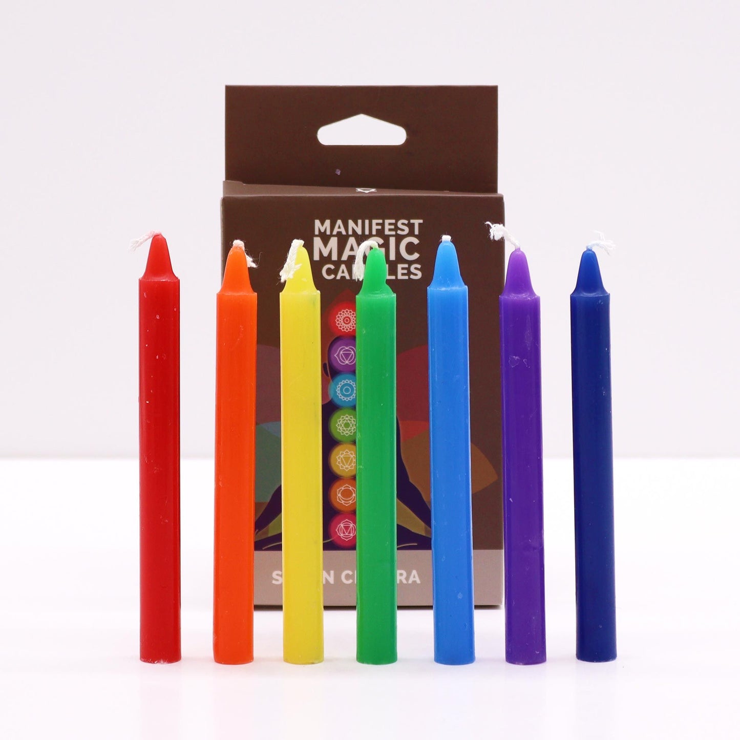 Seven Chakra Manifesto Candles (7-Pack)