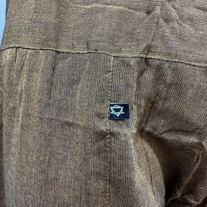 Pantalones de yoga y festivales - Mantra mandala del pescador tailandés en naranja