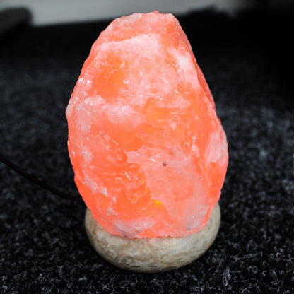 High-quality USB natural salt lamp - 11.5 cm