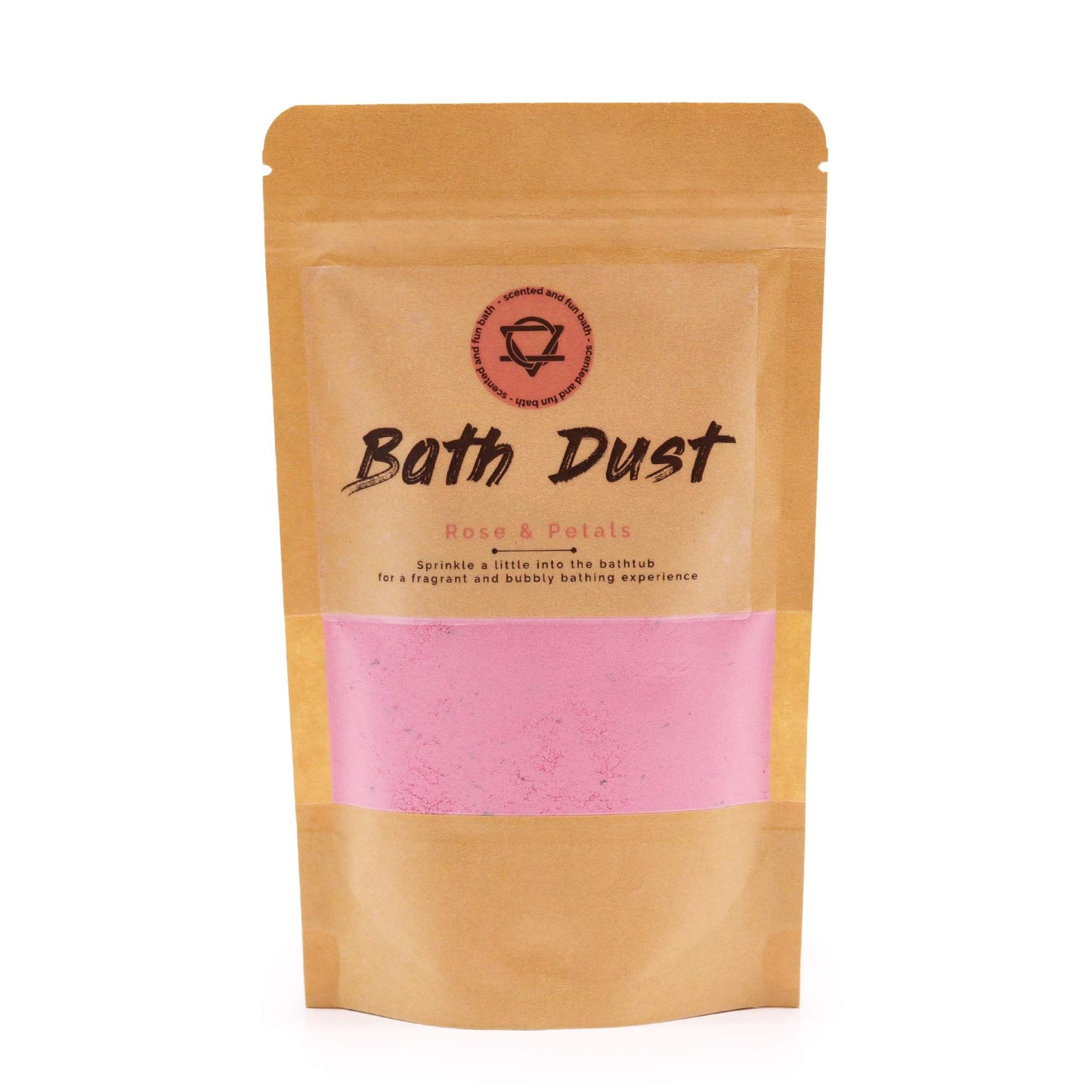 Poudre de bain à la rose et aux pétales 190 gr
