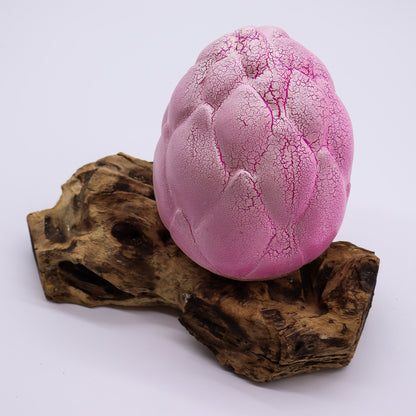 Lámpara de Mesa con Pantalla Flor de Loto Craquelada – Púrpura