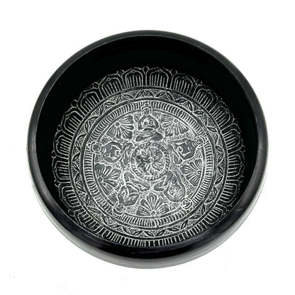 Tibetan Singing Bowl - Om Five Buddha - 16cm