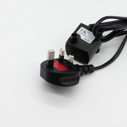 Fuente decorativa de agua de mesa -15x13x20 cm - Recipiente de agua y bola de cristal