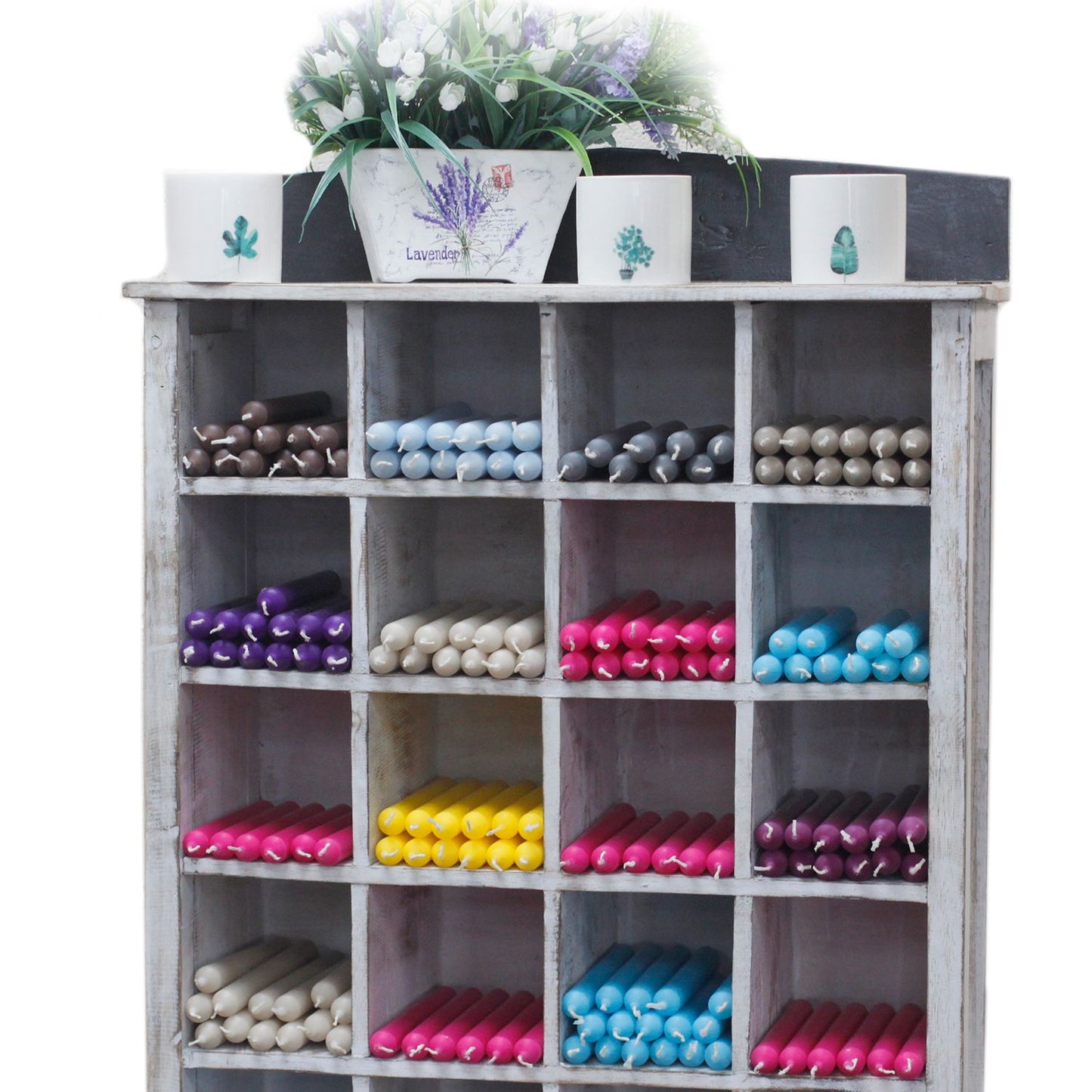 Expositores y displays de Madera - Blanqueado