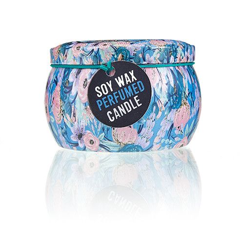 Bougie artistique en étain - Poupées russes - Poupée bleue