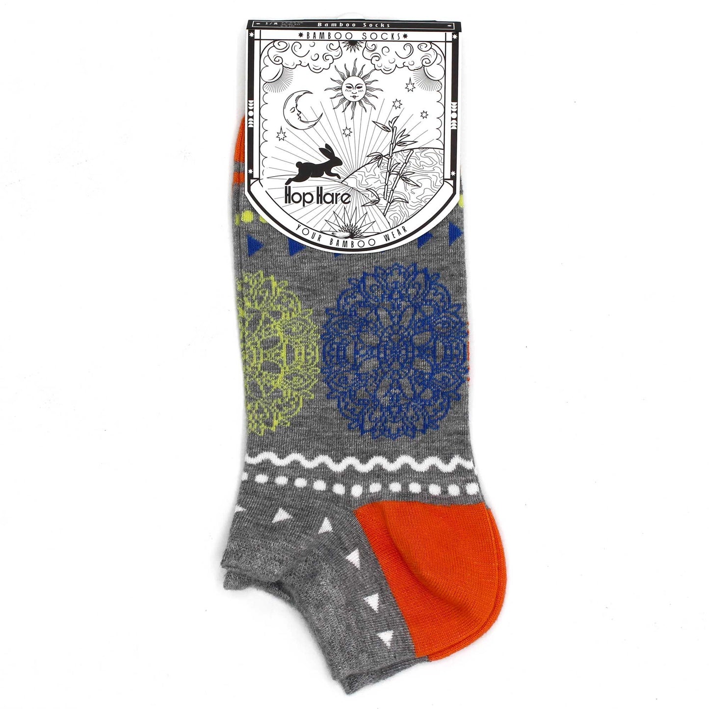 Hop Hare Bamboo Low Socks S/M (36-40) - Flowers of Life