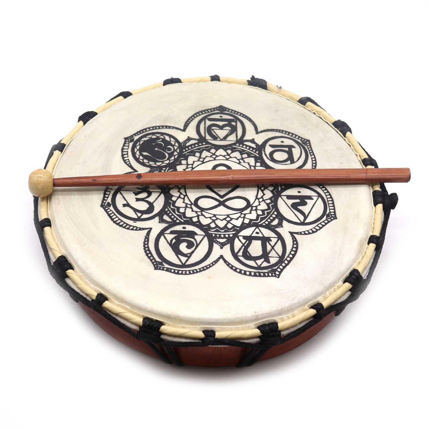 Chakra Shamanic Drum with Mallet - 25cm