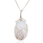 Cascade Wrap Necklace - Raw Opalite