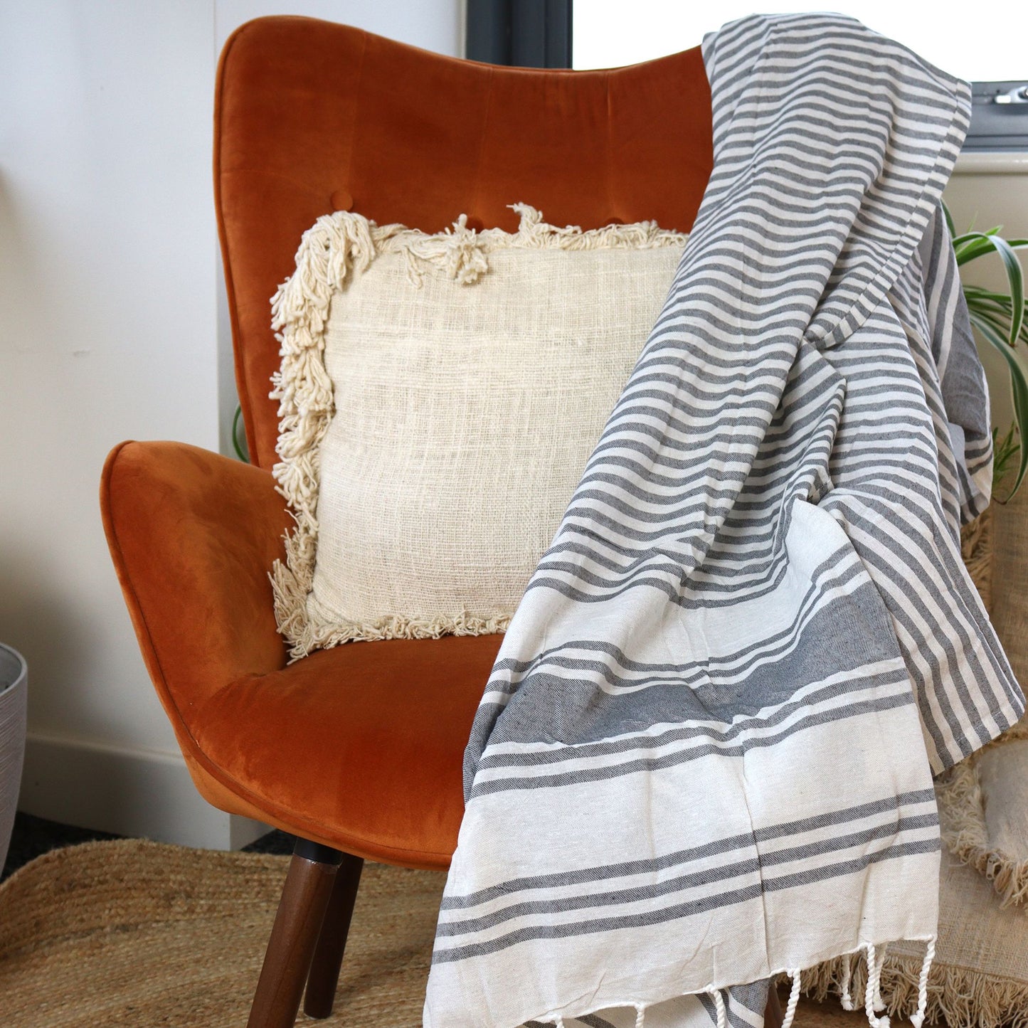 Toalla Spa Hammam - Carbón - 90x170cm