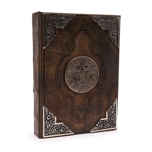 Brown Book - Zinc Pentagon Decoration with Cover Edges