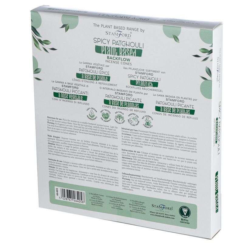 Herbal Backflow Incense Cones - Spicy Patchouli