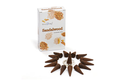 Sandalwood incense cones