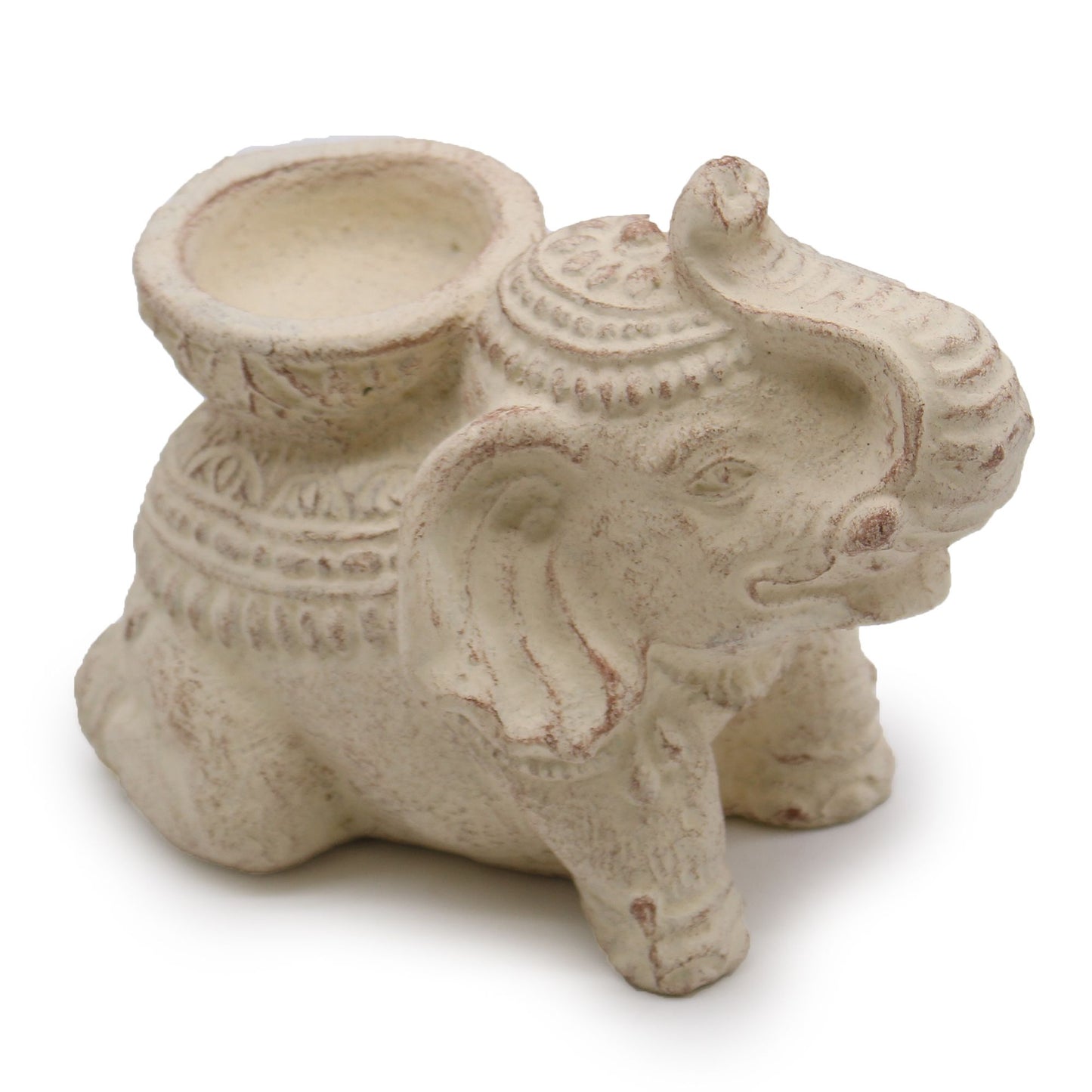 Elephant Incense &amp; Candlestick (cream)