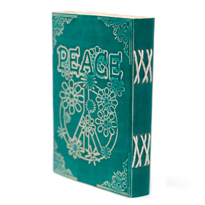 Peace Leather Notebook