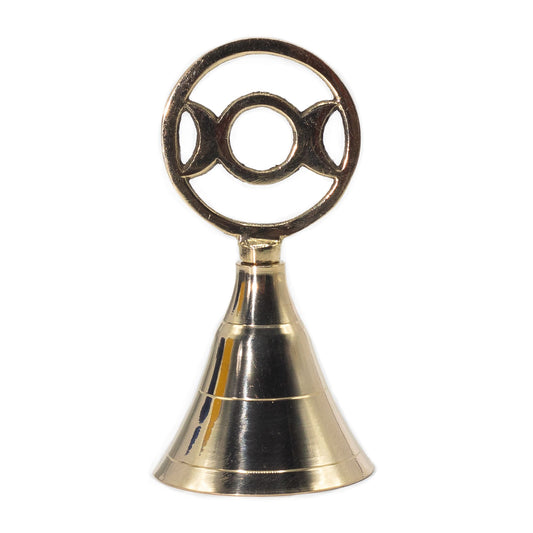 Brass altar bell - Three Moons