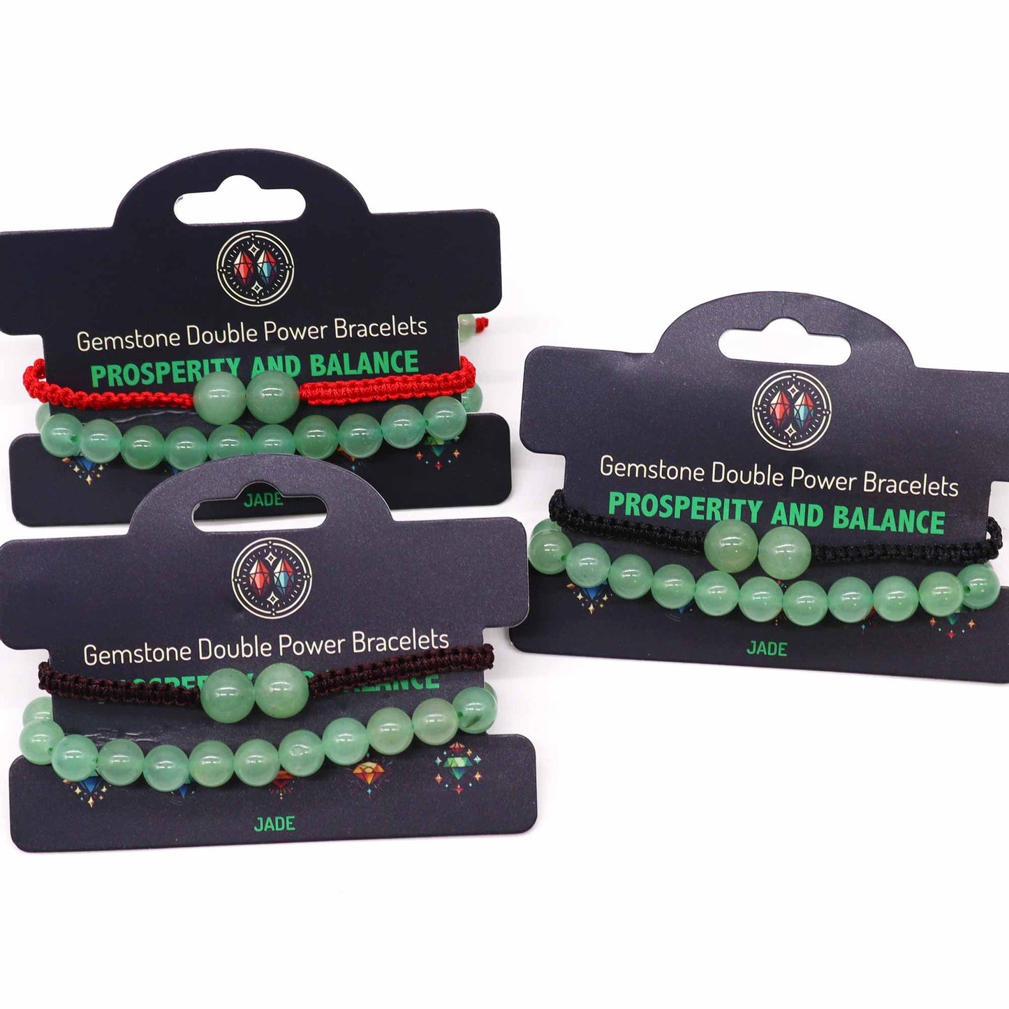 Double Power Gemstone Bracelets - Jade
