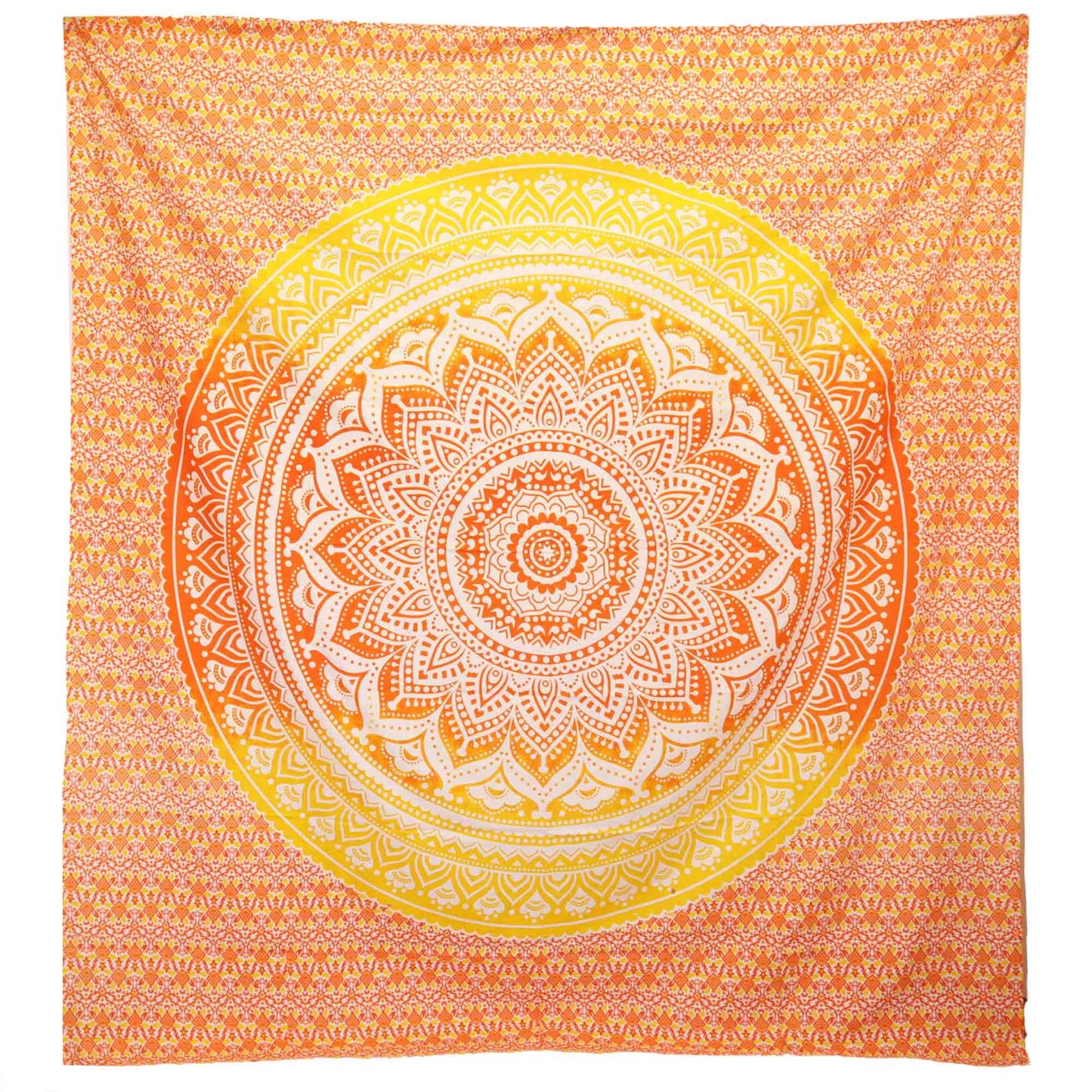 Wall Hanging / Sarong - Mandala - Orange