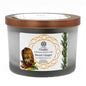 Ginger and Tiger's Eye Gemstone Candle - Vitality