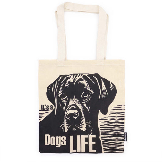 Bolso Básico Icónico - Vida de Perro - (40x36cm) - Natural 4oz
