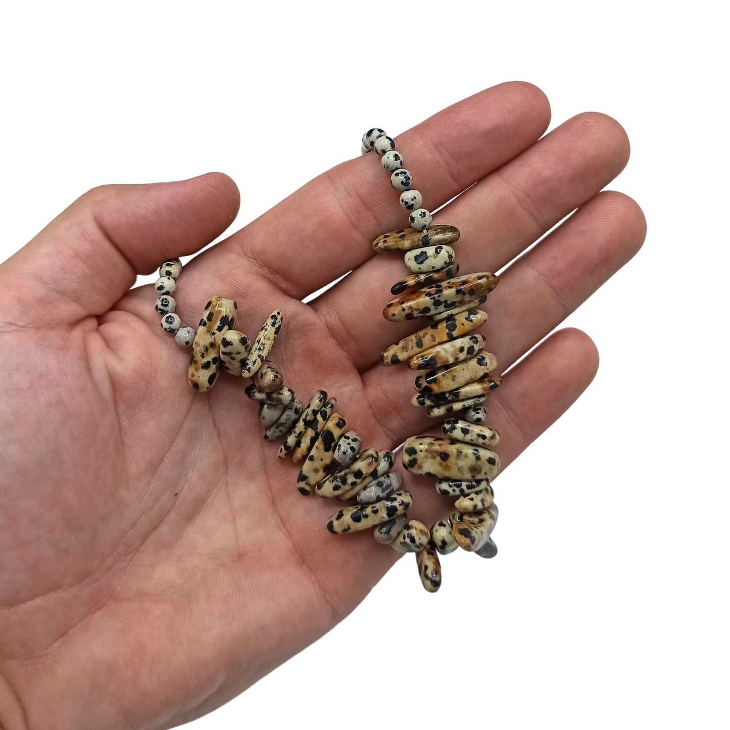 Longstone Gemstone Necklace - Dalmatian Stone