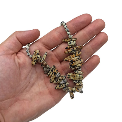Longstone Gemstone Necklace - Dalmatian Stone