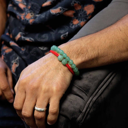 Double Power Gemstone Bracelets - Jade