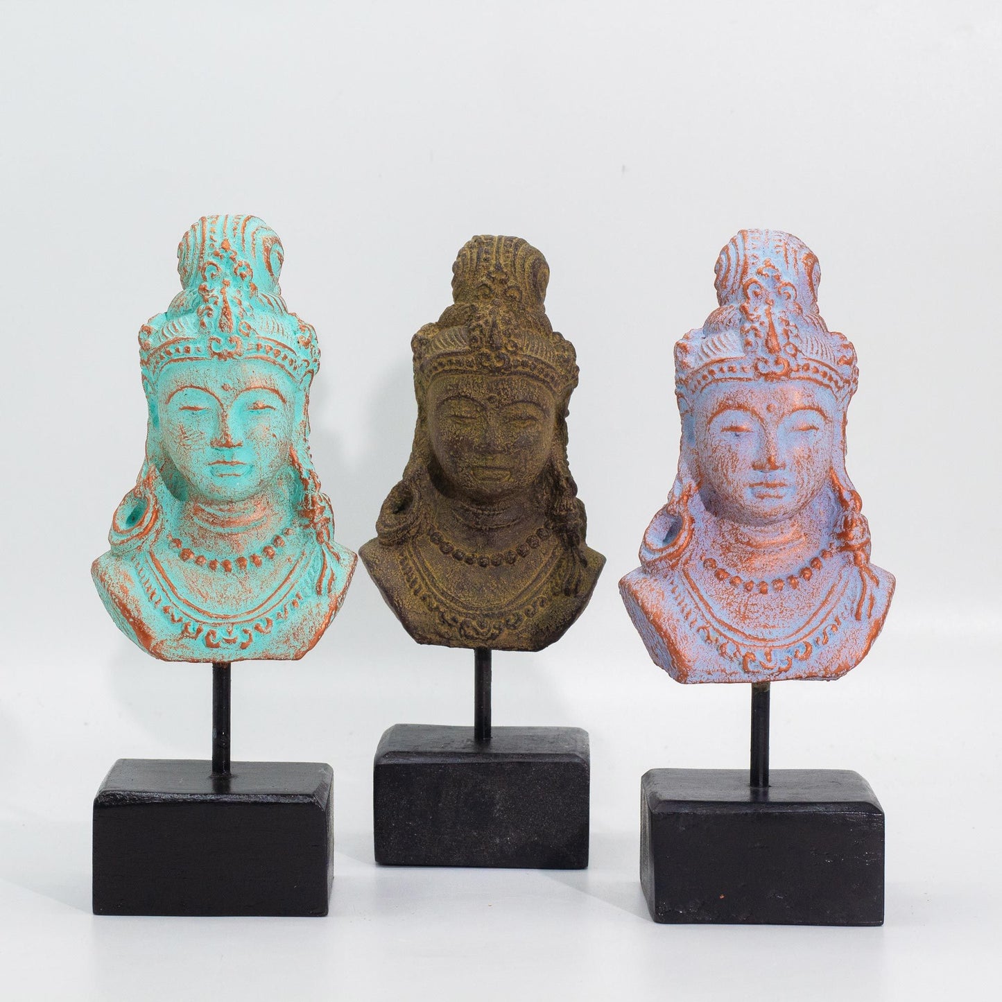 Princesa Java de la Suerte en Base - Azul Cobre