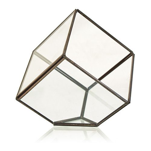 Glass Terrarium - Cube in the Corner