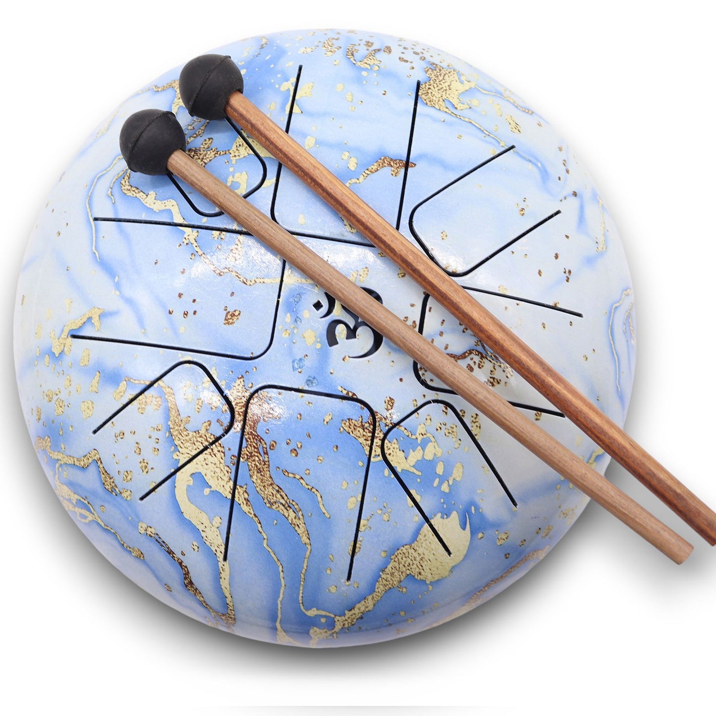 Tambor Mediano Hapi Cielo Azul- 22x18cm