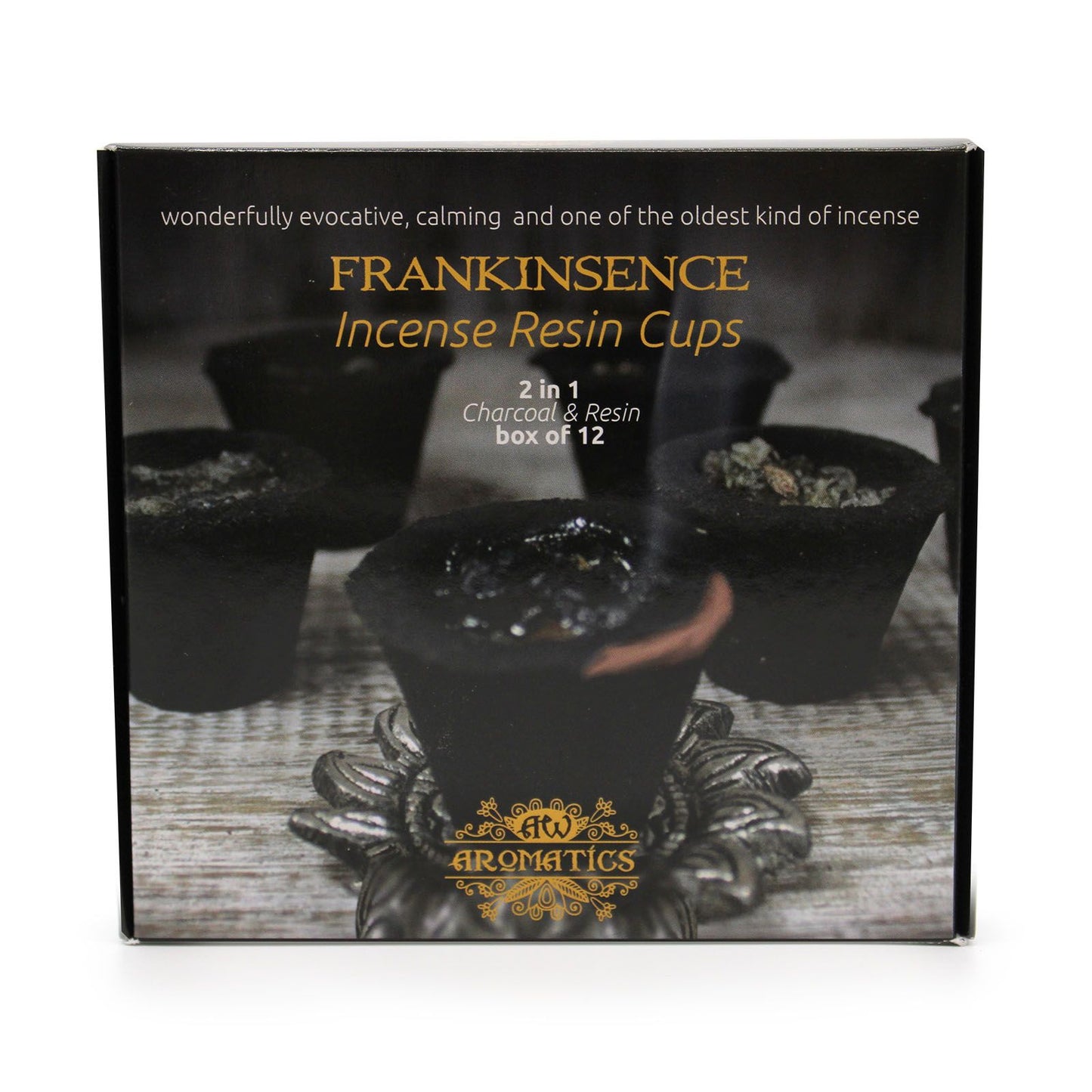 Box of 12 Resin Cups - Incense