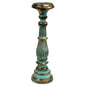 Grand bougeoir - Turquoise Gold