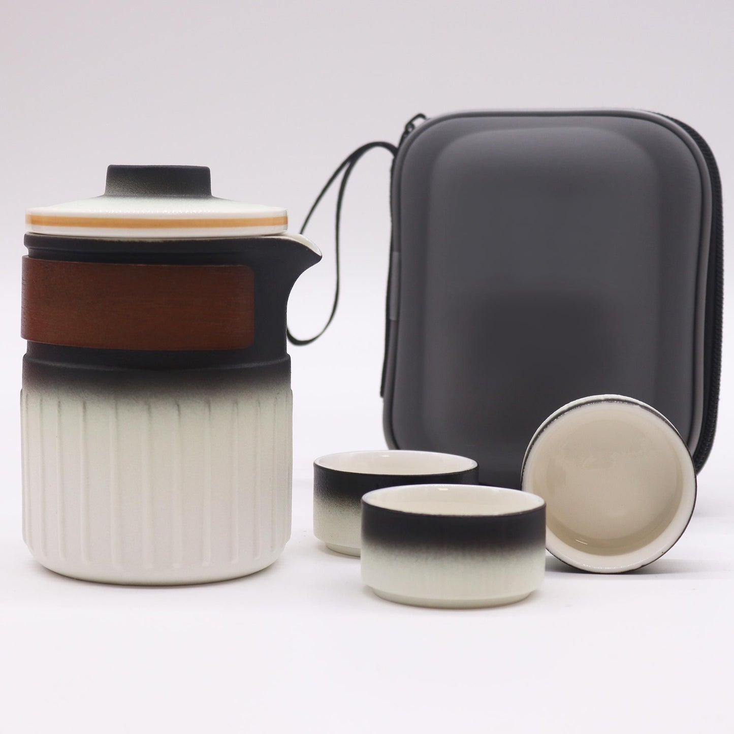 Tea Set - Three Friends - Three Cups &amp; Travel Case