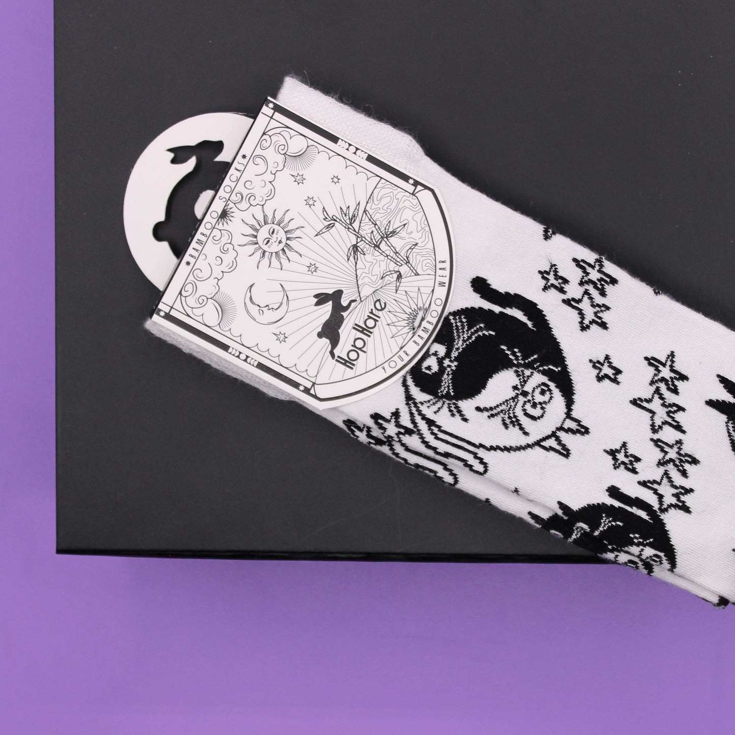 Calcetines de bambú Hop Hare (S/M) - Ying Yang