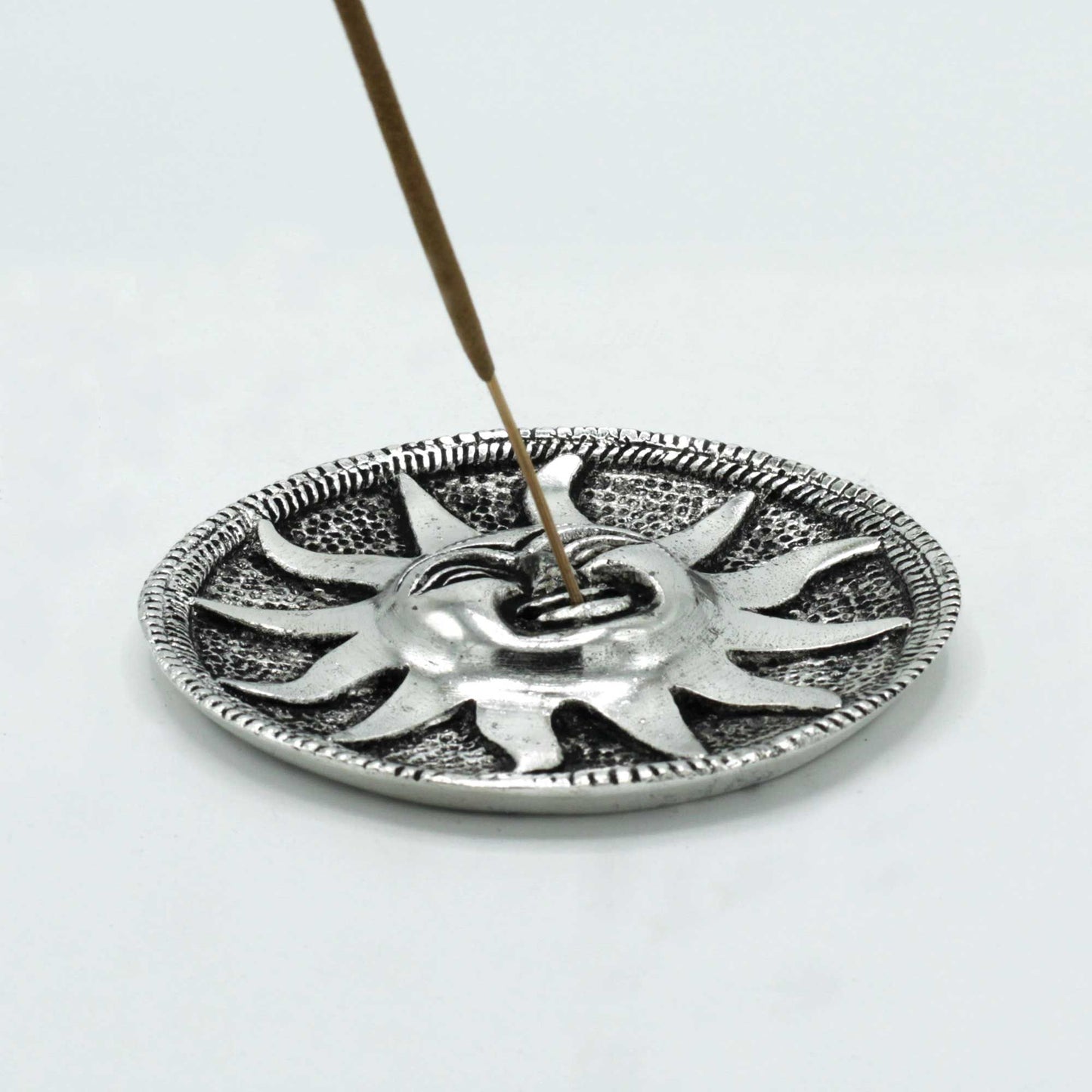 Polished Aluminum Sun Incense Holder 9m