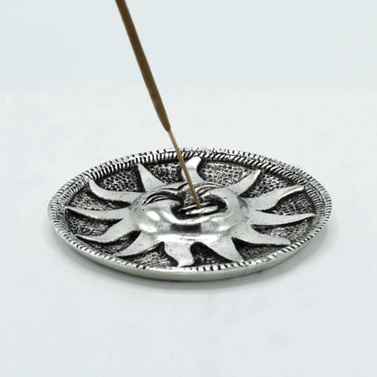 Polished Aluminum Sun Incense Holder 9m