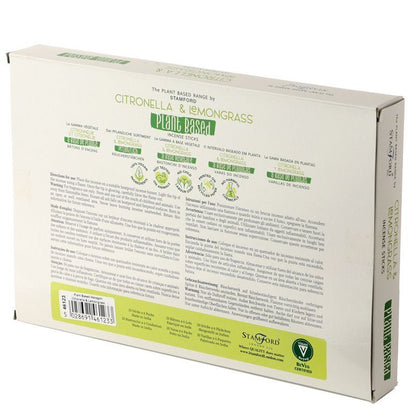 Varitas de Incienso a Base de Plantas: Citronela y Hierbaluisa