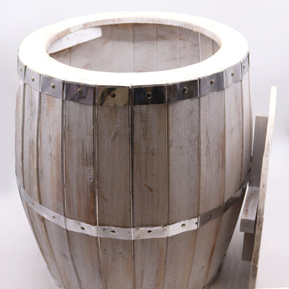 TABLE - Table beer barrel - Washed