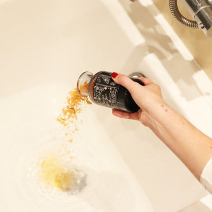 Ancient Witch Bath Potion and Citrine Crystal Amulet - Success