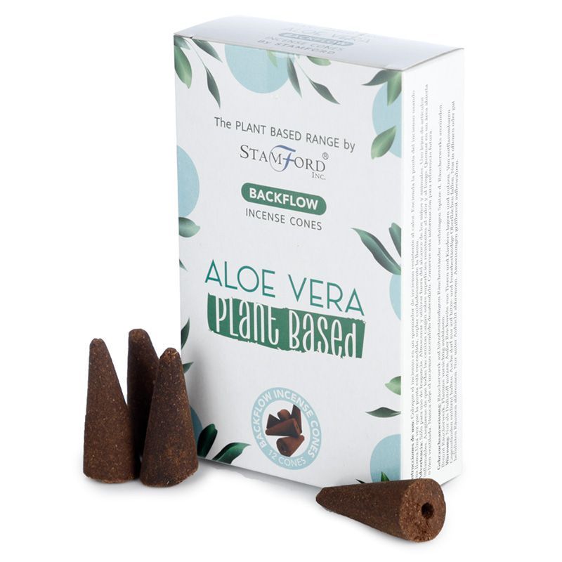 Herbal Backflow Incense Cones - Aloe Vera