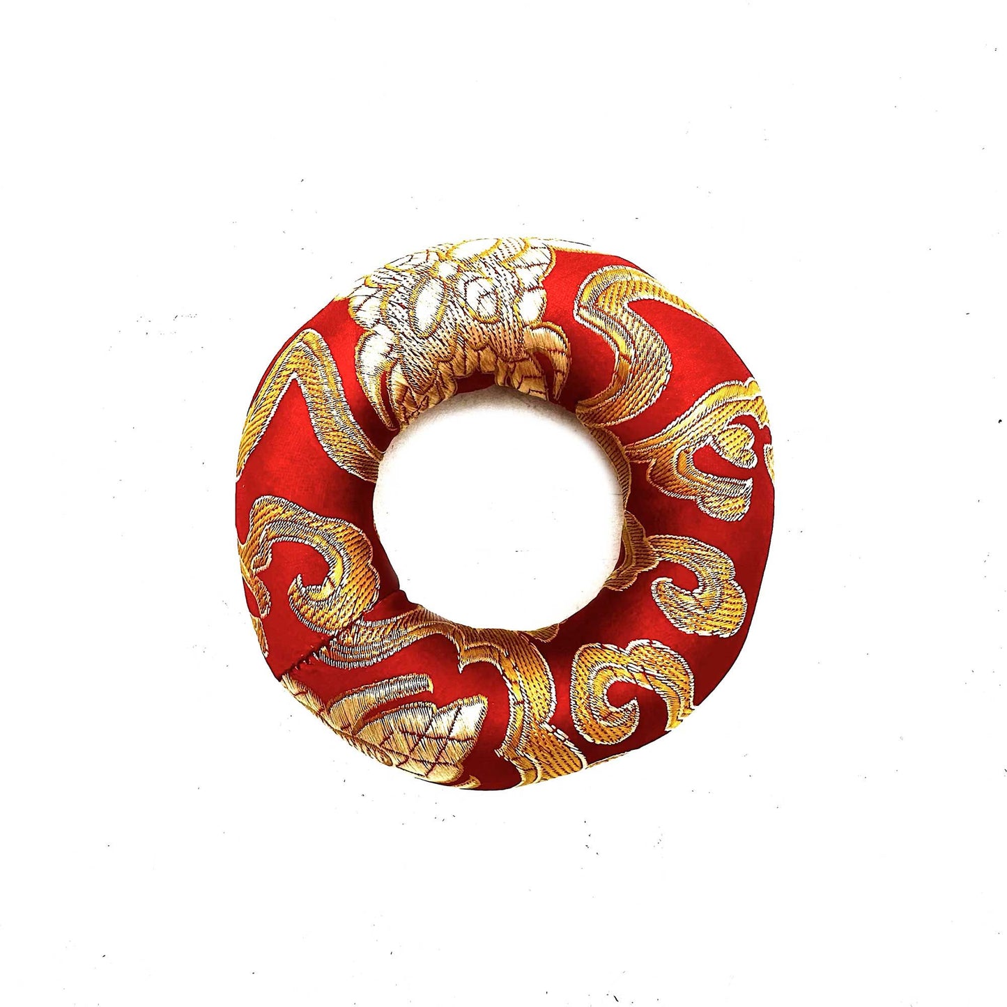 8cm Hoop Cushion (for 10-12cm Tibetan Singing Bowl) - Red