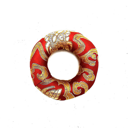 8cm Hoop Cushion (for 10-12cm Tibetan Singing Bowl) - Red
