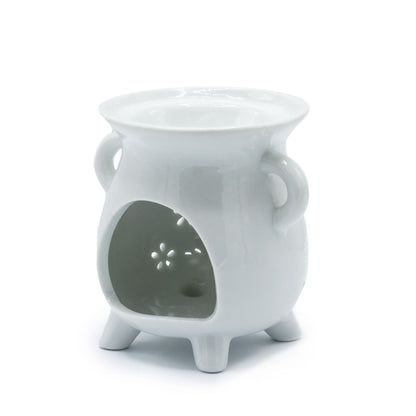 Oil Burner - Owl - White