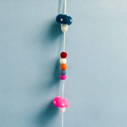 Colgante de Pared de Fieltro - Hongos (colores variados)