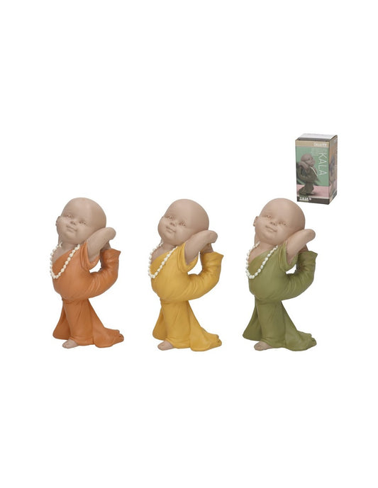 Figurine en résine Kala Monk 7x8x14cm