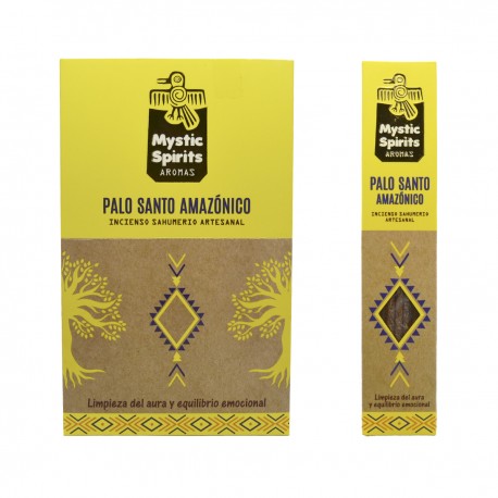 Encens Palo Santo d'Amazonie Mystic Spirits HD 8 bâtonnets